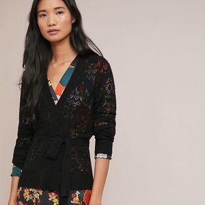 Anthropologie Meadow Rue Wrap Sweater
